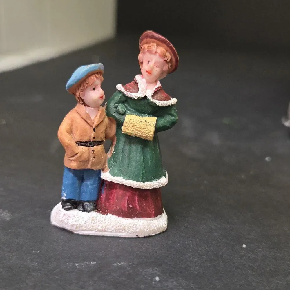 Vintage Holiday Schoolhouse‎ For Christmas Village